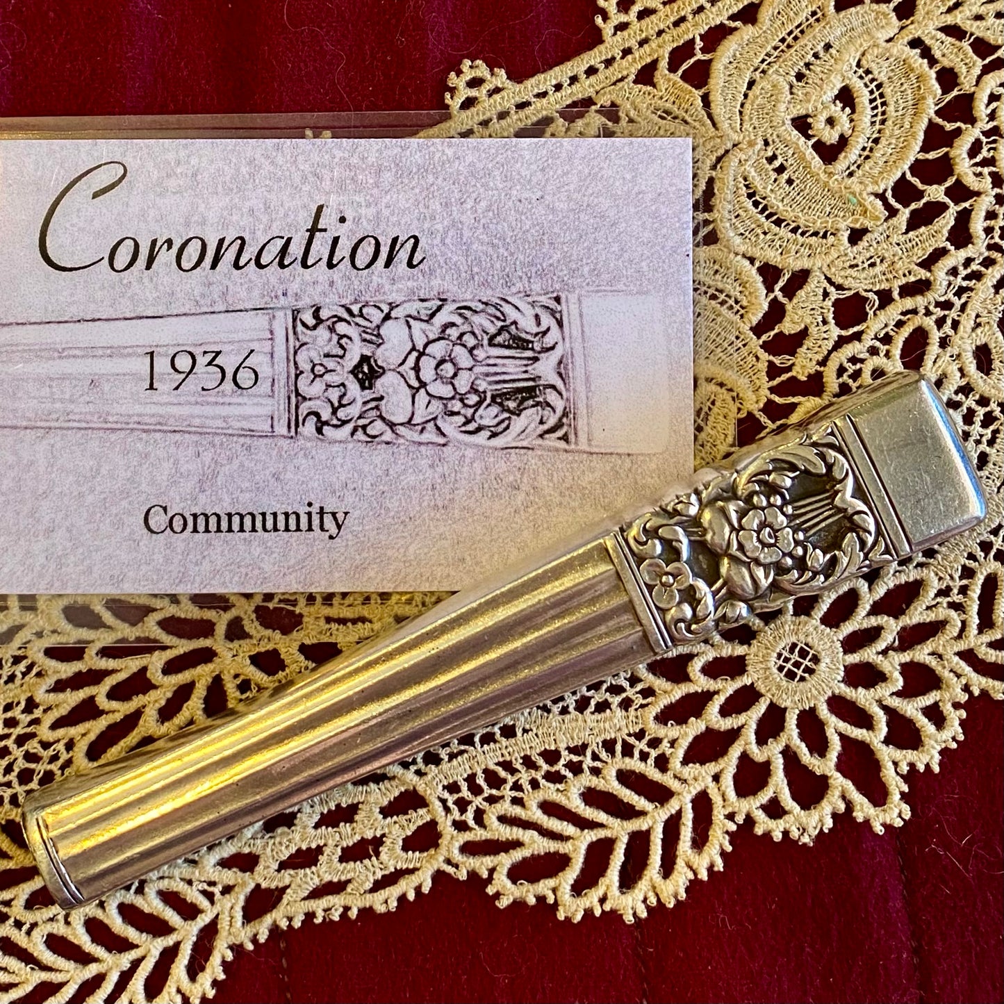 Vintage Silverware Knife INTERCHANGEABLE Crochet Handles Only