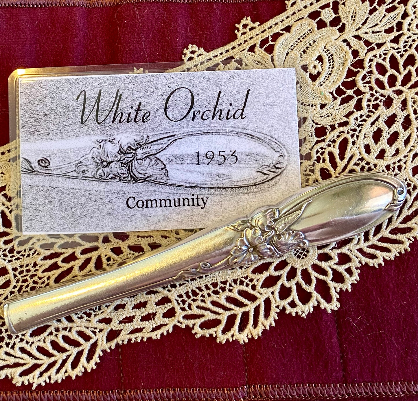 Vintage Silverware Knife INTERCHANGEABLE Crochet Handles Only