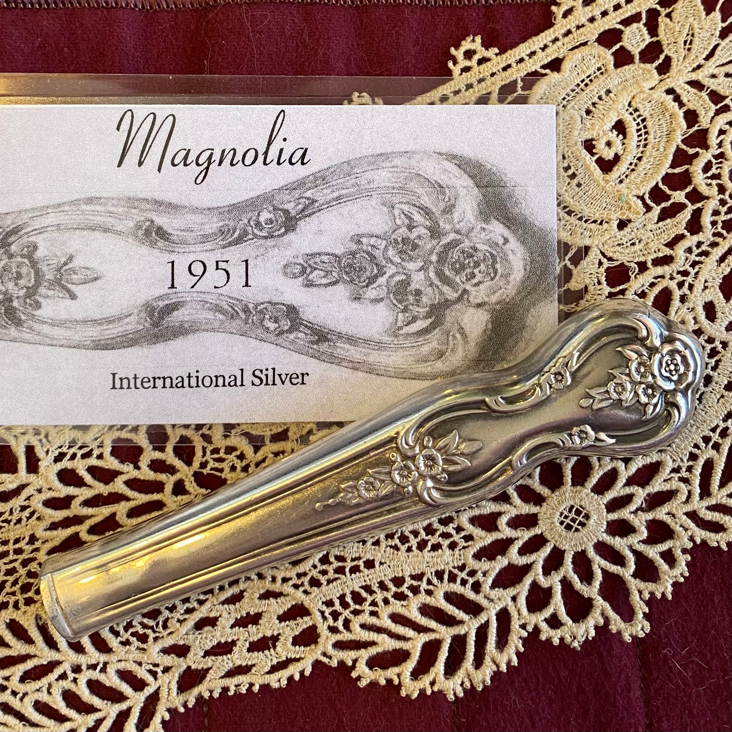 Vintage Silverware Knife INTERCHANGEABLE Crochet Handles Only