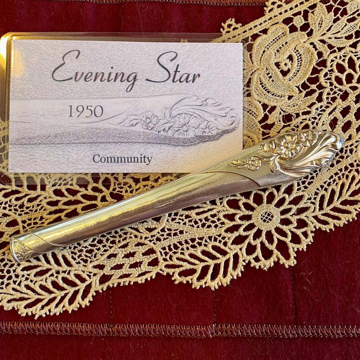Vintage Silverware Knife INTERCHANGEABLE Crochet Handles Only