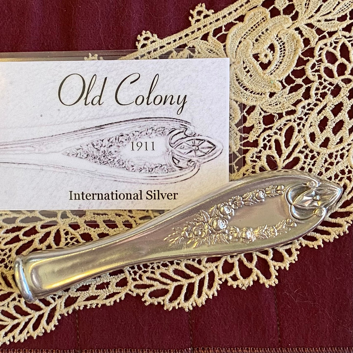 Vintage Silverware Knife INTERCHANGEABLE Crochet Handles Only