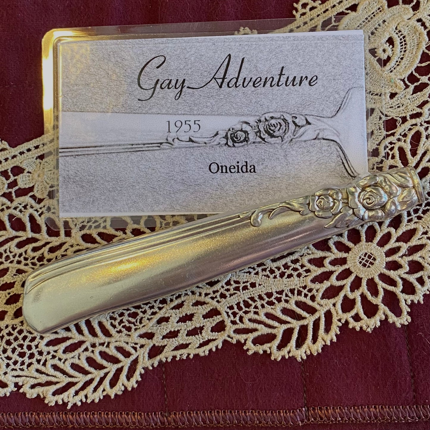 Vintage Silverware Knife INTERCHANGEABLE Crochet Handles Only