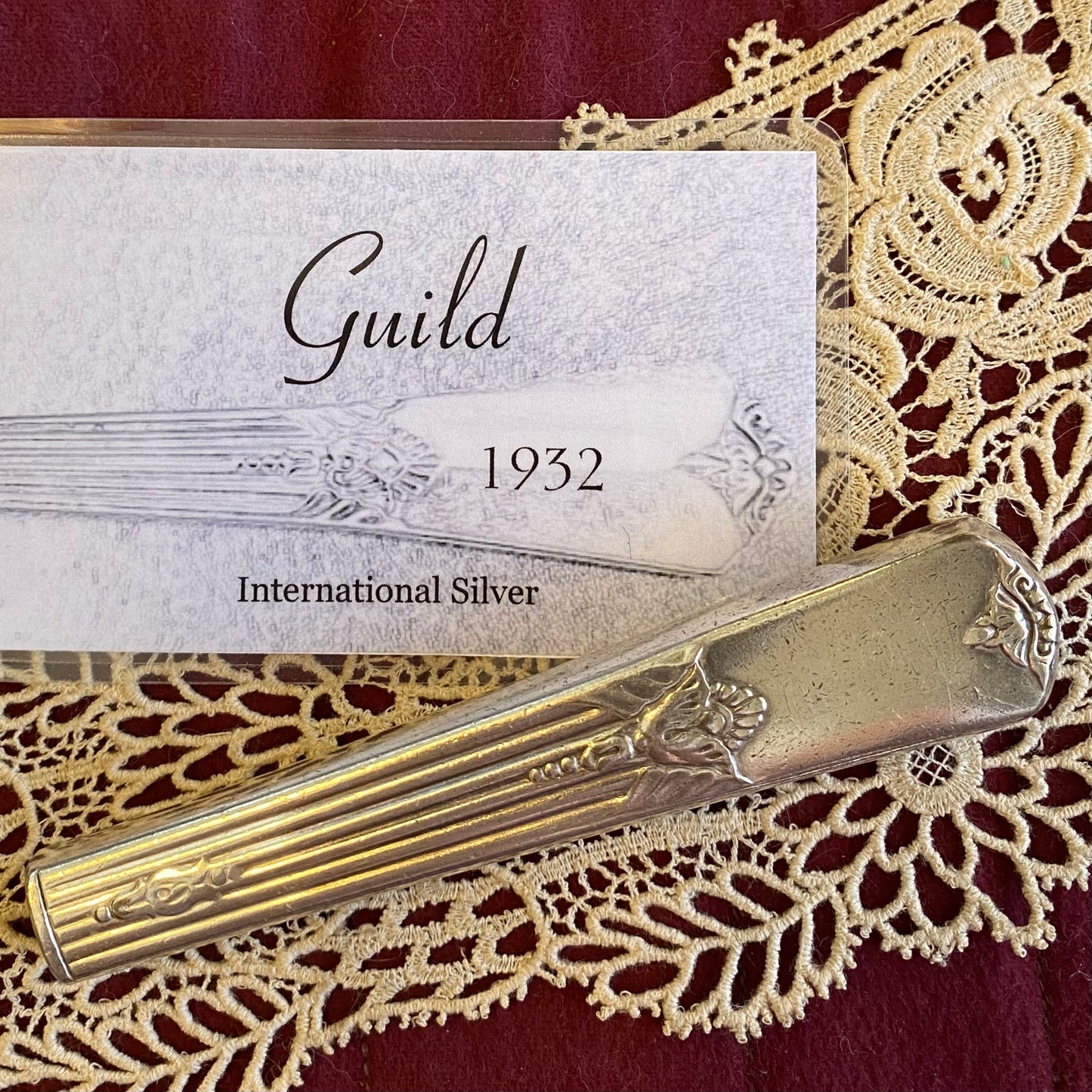 Vintage Silverware Knife INTERCHANGEABLE Crochet Handles Only
